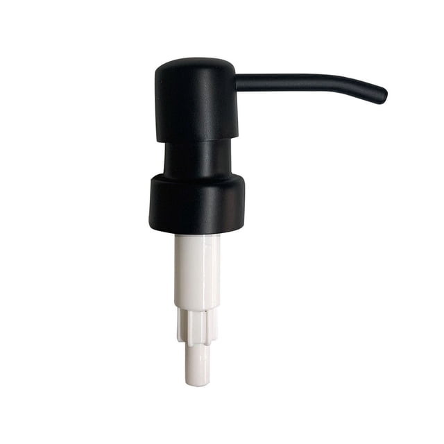 Injueey Cabezal de bomba de botella de viaje, Manual de acero inoxidable, 2cc, 2,5 cm, dispensador de fluidos, accesorio de presión de repuesto, cocina Cocina y Comedor Tipo 2 negro brillante Injueey HA072568-02
