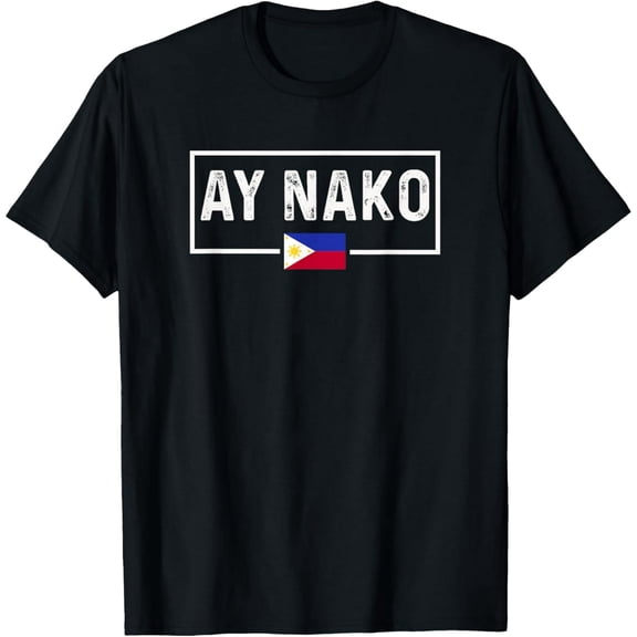 Ay Nako Filipino Expression Philippine Flag Unisex Short Sleeve Graphic T-Shirt