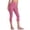 Pink, variant on Vivianyo HD Women's High Waist Capri Yoga Leggings, Stretch Tight Workout Athletic Cropped Pants for Women, All Season Active Bottoms for Gym and Daily Walks, Sizes S-3XL