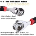 thumbnail image 3 of YYTONG, 360 Degree Rotating Head, Multifunction Socket Wrench, 13.7 oz, 48 Piece, 3 of 7