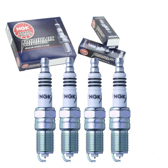 4 pc NGK Iridium IX Spark Plugs compatible with Ford Focus 2.0L 2.3L L4 2003-2010