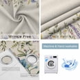 thumbnail image 2 of Fsddascl Purple Lavender Blackout Curtains for Bedroom/Living Room, Thermal Insulated Kitchen Curtains, Spring Rustic Wildflowers Botanical Beige Grommet Darkening Window Treatment Drapes 52"x84"x2, 2 of 6