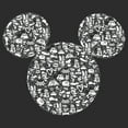 thumbnail image 2 of Women's Mickey & Friends Filled With Faces Graphic Tee Black 2X Large, 2 of 4