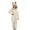 Beige, variant on Ruyang Christmas Deer Ears Fleece Jumpsuit for Girls Winter Warm Fuzzy Hooded Onesie Zip Thermal Furry Bodysuit