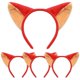 thumbnail image 1 of Cosplay Accessory Novelty Fox Ears Headbands Soft Plush Three-Dimensional Decorations Daily Life Makeup Parties 4Pcs, 1 of 2