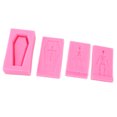 thumbnail image 3 of Molde de silicona para Halloween, forma de esqueleto de ataúd 3D, antiadherente, duradero, resistente a altas temperaturas, moldes para pasteles de Halloween, 3 of 14