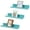 Blue, variant on NEX Floating Shelves Wall Mounted Shelf Picture Ledges, Metal, Set of 3 Blue (NX-HK140-23)