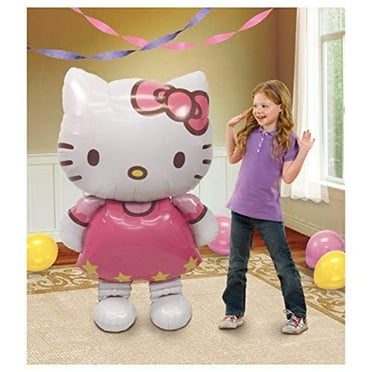 Hello Kitty Face Foil Balloons 13"x15" - Walmart.com