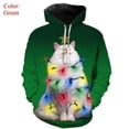 thumbnail image 2 of Sudadera con capucha con estampado 3D de Feliz Navidad para hombre, sudadera con capucha de muñeco de nieve, sudaderas divertidas y lindas para adultos y niños, sudadera con capucha de talla grande, 2 of 5