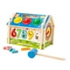 thumbnail image 5 of Cubo de clasificación de formas, casa de clasificación de formas, juguete sensorial de madera, regalo navideño Montessori con mazo, 5 of 9