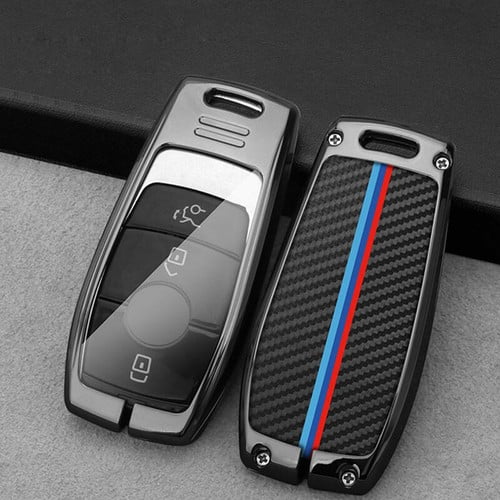Accessories Protector Car Key Fob Holder Case Metal Car Key Cover Case Fob Shell For Mercedes Benz Accessories A C E S G Class