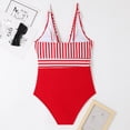 thumbnail image 4 of MSJUHEG Full Coverage Slimming Swimwear,Tie Side,Bathing Suit for Women,One Piece Bathing Suit for Women,Strapless Swimsuits for Women,Short Sleeve Bathing Suit,Strapless Bathing Suits Red S, 4 of 6
