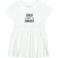 thumbnail image 3 of Inktastic Hold Your Horses Girls Baby Dress, 3 of 5