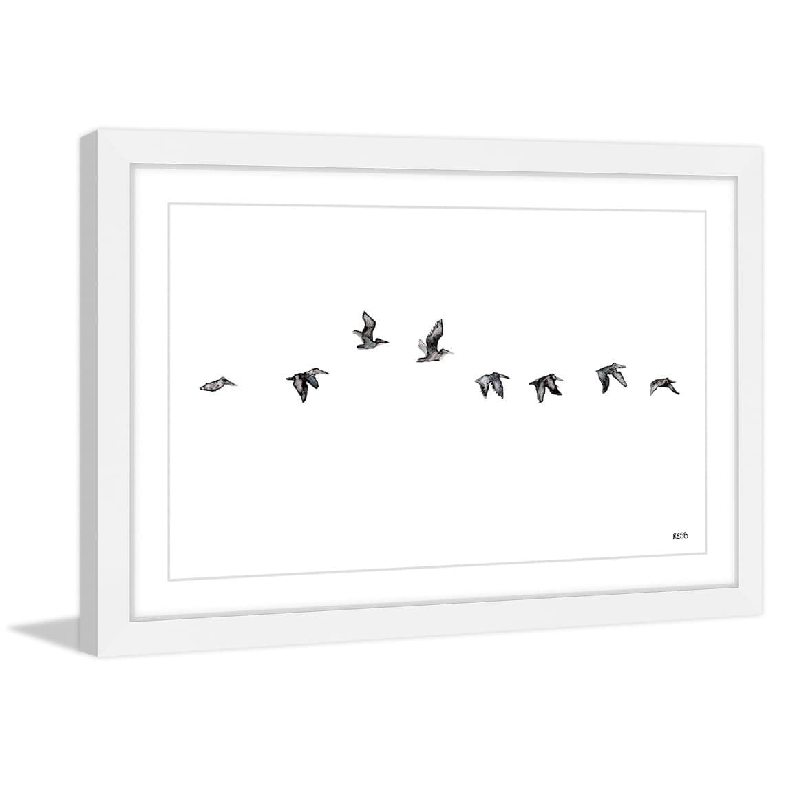 Marmont Hill "The Squadron" by Rachel Byler Framed Painting Print