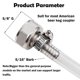 thumbnail image 2 of Uds. de Acoplador de Barril de Cerveza de Acero Inoxidable, Kit de Conector de LíNea de Cerveza, Tuerca Hexagonal, Rosca G de 5/8 Pulgadas X LengüEta de 5/16 Pulgadas, 2 of 6