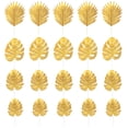 thumbnail image 1 of BESTOYARD 20 piezas de plantas artificiales hojas de palma decoración de hojas tropicales simuladas (dorado), 1 of 7