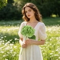 thumbnail image 4 of Artificial Hydrangea Flower, 49 cm Silk-Style Fake Bloom with Leaves, Realistic Home Wedding Table Centerpiece Decoration (1 Pack), Fade-Resistant, Water-Free, 4 of 6