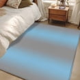 thumbnail image 4 of 3'x5' Area Rugs, Blue Ombre Indoor Outdoor Area Rug for Living Room Bedroom, Grey Modern Art Farmhouse Washable Bathroom Rugs Kitchen Floor Carpet Mats Home Decor Aesthetic, 4 of 8
