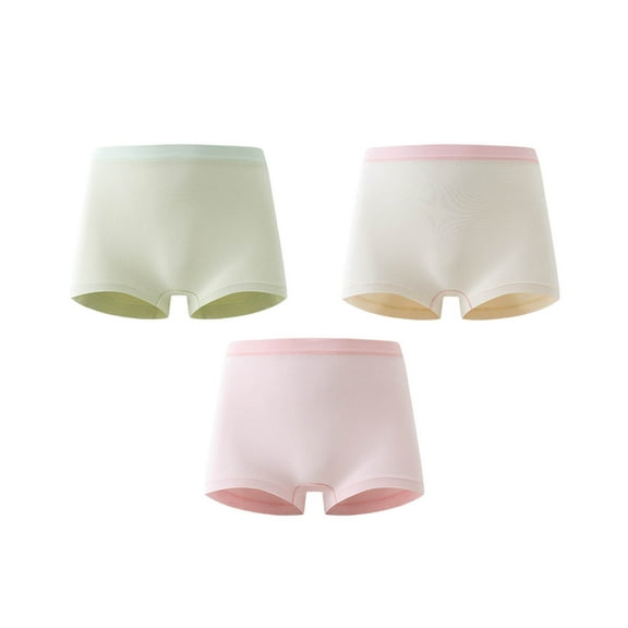 KyCheLot Girls Boxer Briefs Comfort Breathable Cotton Underwear Shorts Briefs for 3-13 Years