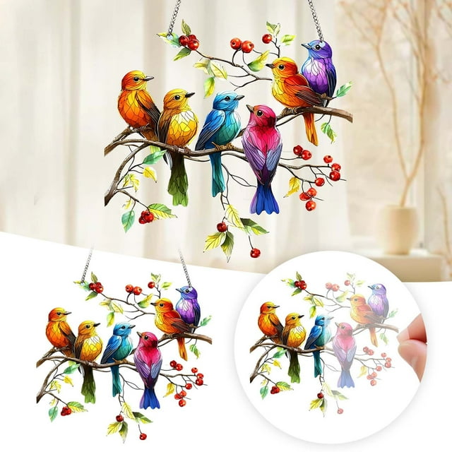 Capteurs de Soleil Ornements de Jardin Animaux d'Extérieur Capteurs de Soleil pour Fenêtres Ornements de Jardin Capteurs de Soleil d'Extérieur pour Fenêtres Capteurs de Soleil Ornement Ornement Suspendu Décorations de Foyer en Verre pour Manteau