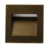 NICOR Lighting Modern LED Square Step Light, Oil-Rubbed Bronze (STQ-10-120-OB)