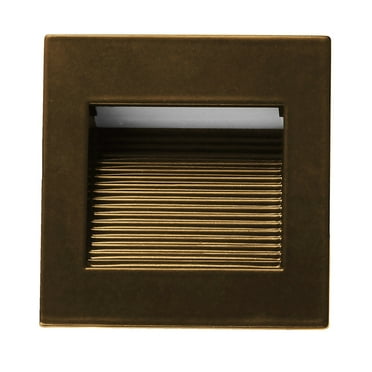 NICOR Lighting Modern LED Square Step Light, Oil-Rubbed Bronze (STQ-10-120-OB)