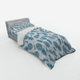 thumbnail image 3 of Ambesonne Blue Bedding Set 4 Pcs, Tropical Fruit Pineapple, Queen, Blue White, 3 of 3