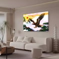 thumbnail image 3 of Eagle and Red Sun Canvas Poster Bedroom Decor Sports Landscape Office Room Decor Gift,Frame-style,12x18inch(30x45cm), 3 of 8