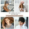 thumbnail image 6 of 5 Pieces Women's Slouchy Beanie Hat Stretch Turban Hats Cancer Headwear Caps Baggy Skull Sleep Scarf, 6 of 6