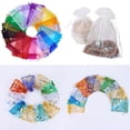 thumbnail image 3 of Magik 50~100 Sheer Coralline Organza Favor Gift Bags Jewelry Pouches Wedding Party, 3 of 3