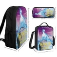 thumbnail image 2 of Dragon Wings Of Fire Backpacks 3 Piece Set Bookbag with Lunch Bag And Pencil Case, 2 of 8