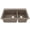 Concrete, variant on Karran Drop-In Quartz Composite 33 in. 1-Hole 60/40 Double Bowl Kitchen Sink in Bisque