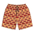 thumbnail image 3 of Uemuo Red Cars Pattern Men's Swim Trunks Hawaiian Beach Bathing Suit Swimsuits Beach Quick-Dry Shorts with Pockets-, 3 of 9
