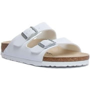 White birkenstocks shop fake