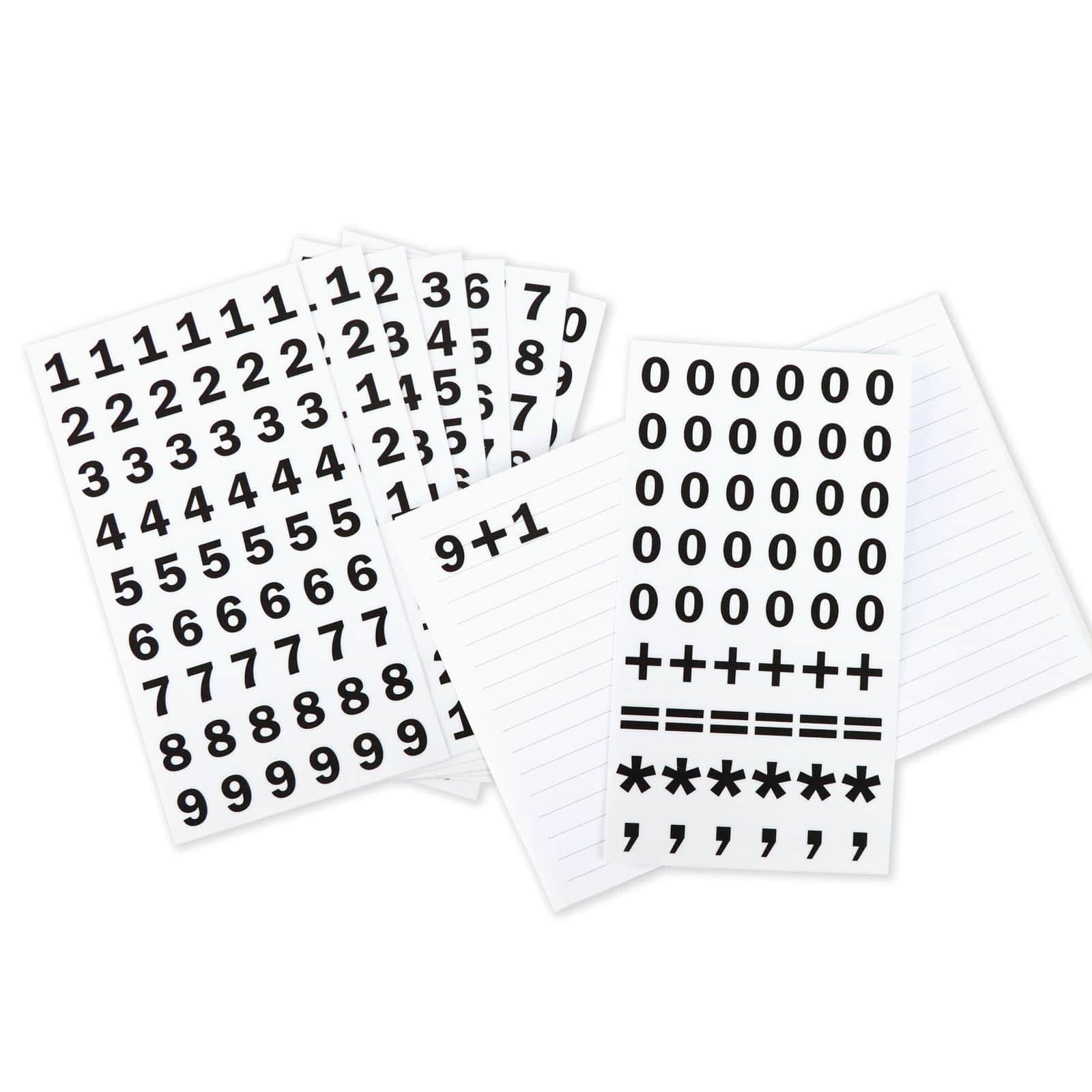 Recollections Black Number Stickers, 12 Pack