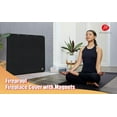 thumbnail image 6 of Magnet Fireplace Cover, Fireproof Fireplace Draft Blocker, Fireplace Blanket for Heat Loss, Fireplace Cold Air Blocker, Black(36" W x 24" H), 6 of 12