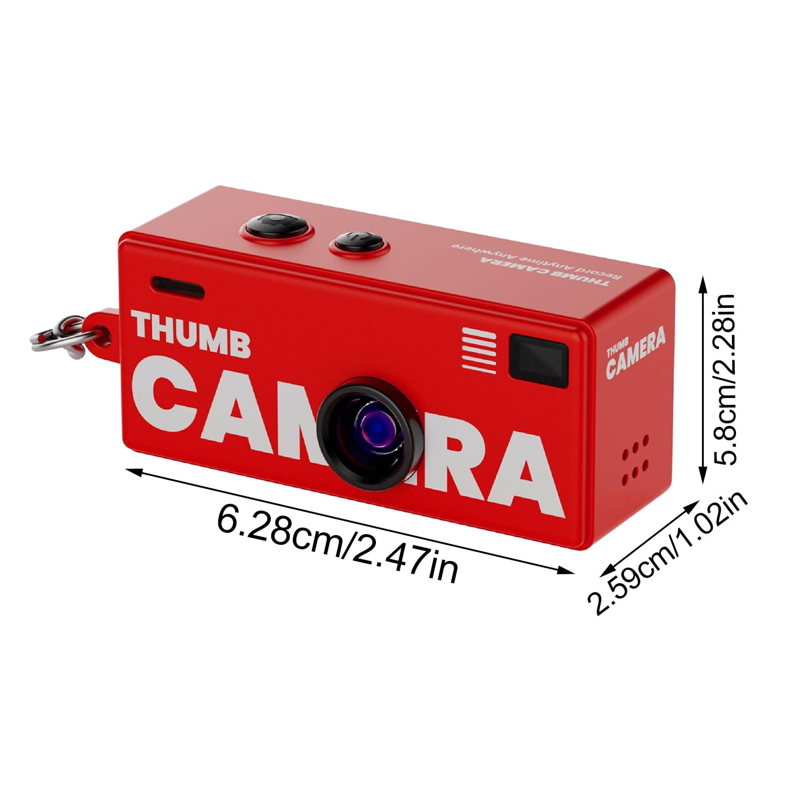 Retro 1984 Thumb Camera Portable Mini Camera Keychain - Walmart.com