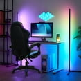 thumbnail image 5 of Aruwei Gaming Chair with RGB LED Lights, Ergonomic Massage Chair with Footrest, Lumbar Support for Video Games, 5 of 7