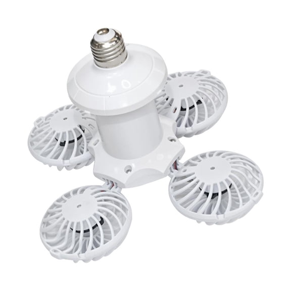 ZELVINN Space Saving Folding Fan LED Light Low Motor LED Ceiling Fan Light with Remote Control for Indoor Use