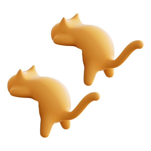 Ganchos para escritorio con forma de gato, sin taladro, organizadores de escritorio para llaves, bolsos y auriculares.