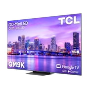 TCL 65 Class QM9K Series QD-Mini LED QLED 4K UHD Smart Google TV with Gemini (NEW 2025) - 144Hz, Local Dimming, CrystGlow WHVA Panel - 65QM9K