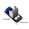 thumbnail image 3 of AC Light Lamp Dimming and Motor Dimmer Module 1 Channel 3.3V/5V 50/60hz 8A-400V Light Dimmer Module Replacement, 3 of 8