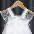 thumbnail image 4 of MHFRRA Robe Fille Robe en Dentelle à Manches Volantes pour Tout-Petits Robe de Fête Dansante Vêtements 2-3 Ans, 4 of 5