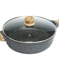 thumbnail image 6 of The Pioneer Woman Prairie Signature 6 Quart Cast Aluminum Jumbo Cooker Sauté Pan, Charcoal Speckle, 6 of 11