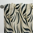thumbnail image 5 of Designart "Zebra Harmony In Cream" Abstract Modern Curtain, Abstract Curtain Single Panel, 5 of 6