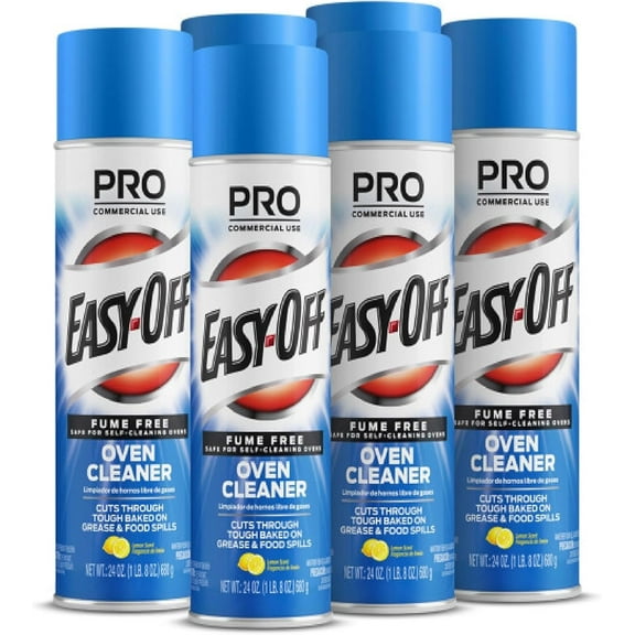 Fume Free Max Oven Cleaner, Foam, Lemon, 24 Oz Aerosol Spray, 6/carton