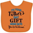 thumbnail image 3 of Inktastic I'm Your Fathers Day Mom Says You're Welcome Boys or Girls Baby Bib, 3 of 4