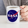 thumbnail image 6 of CafePress - NASA Meatball Logo Mug - 11 oz Ceramic Mug - Novelty Coffee Tea Cup, 6 of 6