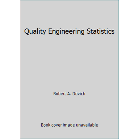 Quality Engineering Statistics [Paperback - Used]