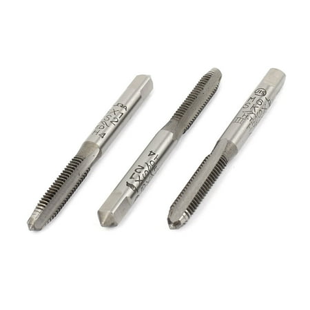 

Unique Bargains M6 x 1mm Straight 3 Flutes Metric Bottoming Plug Taper Hand Taps 3pcs